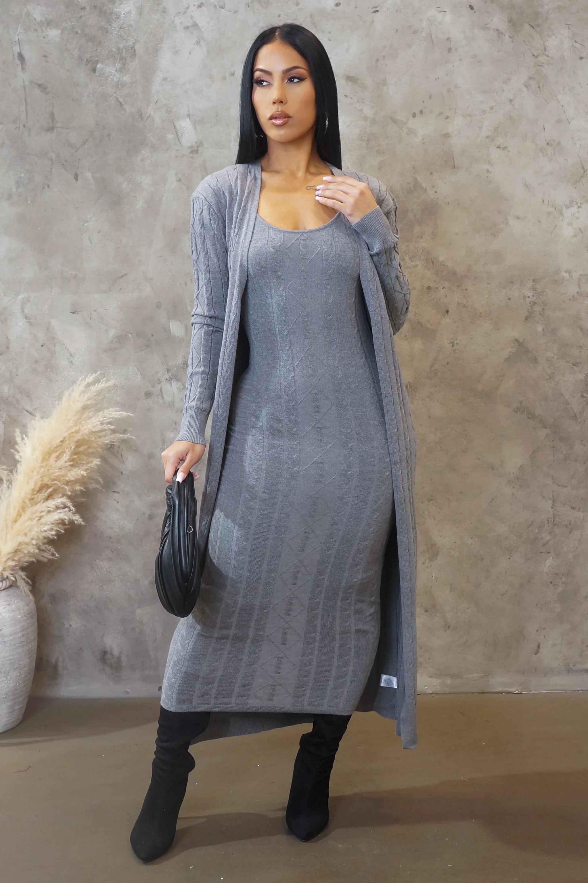 2 piece midi dress set Women's Midi Dress | 2 Piece Midi Dress