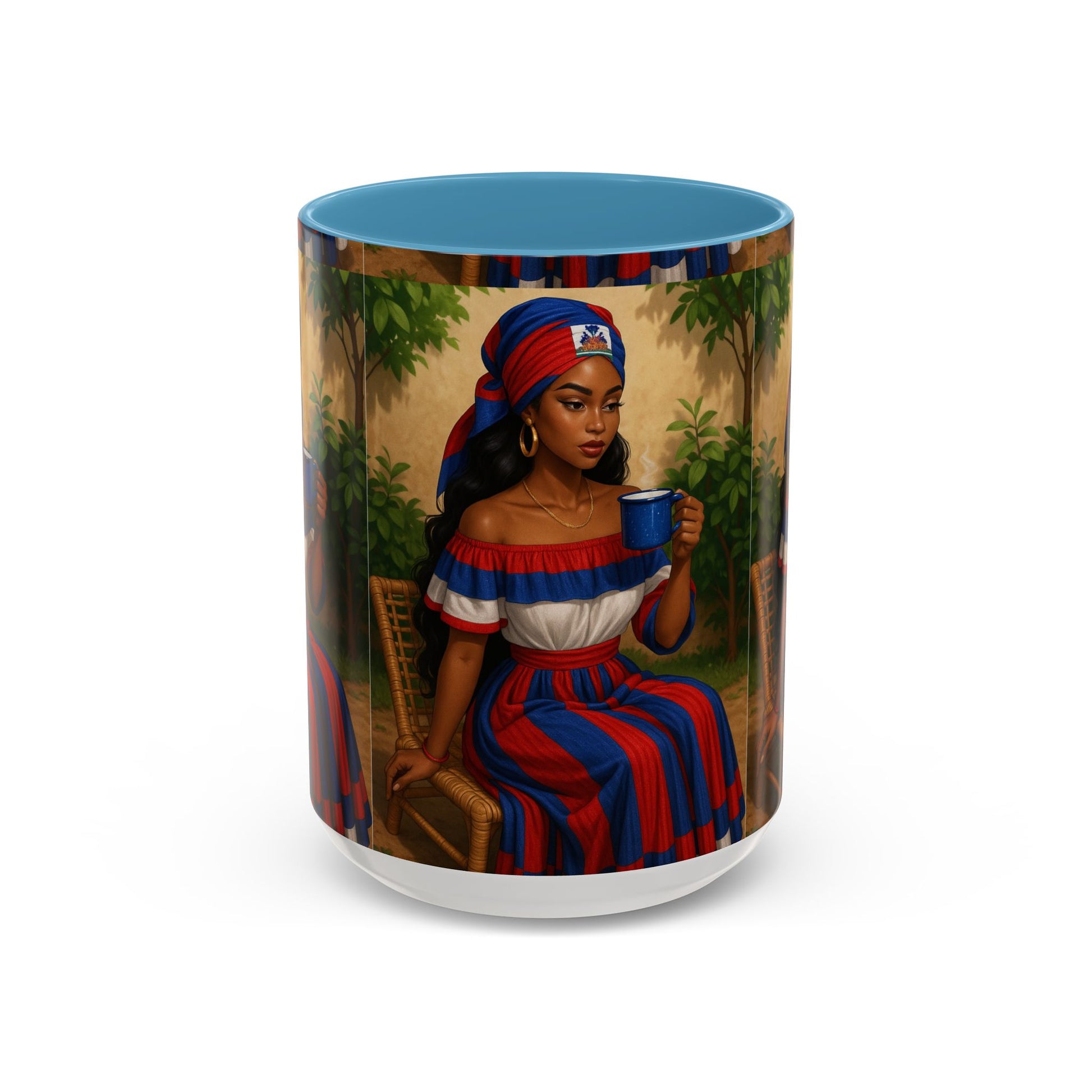 Cultural Elegance Coffee Mug, Unique Gift for Coffee Lovers, Hispanic Heritage Month, Hand-painted Design, Tea Cup, Kitchen Decor, Art Mug - D'TWINS FASHION