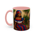 Cultural Elegance Coffee Mug, Unique Gift for Coffee Lovers, Hispanic Heritage Month, Hand-painted Design, Tea Cup, Kitchen Decor, Art Mug - D'TWINS FASHION