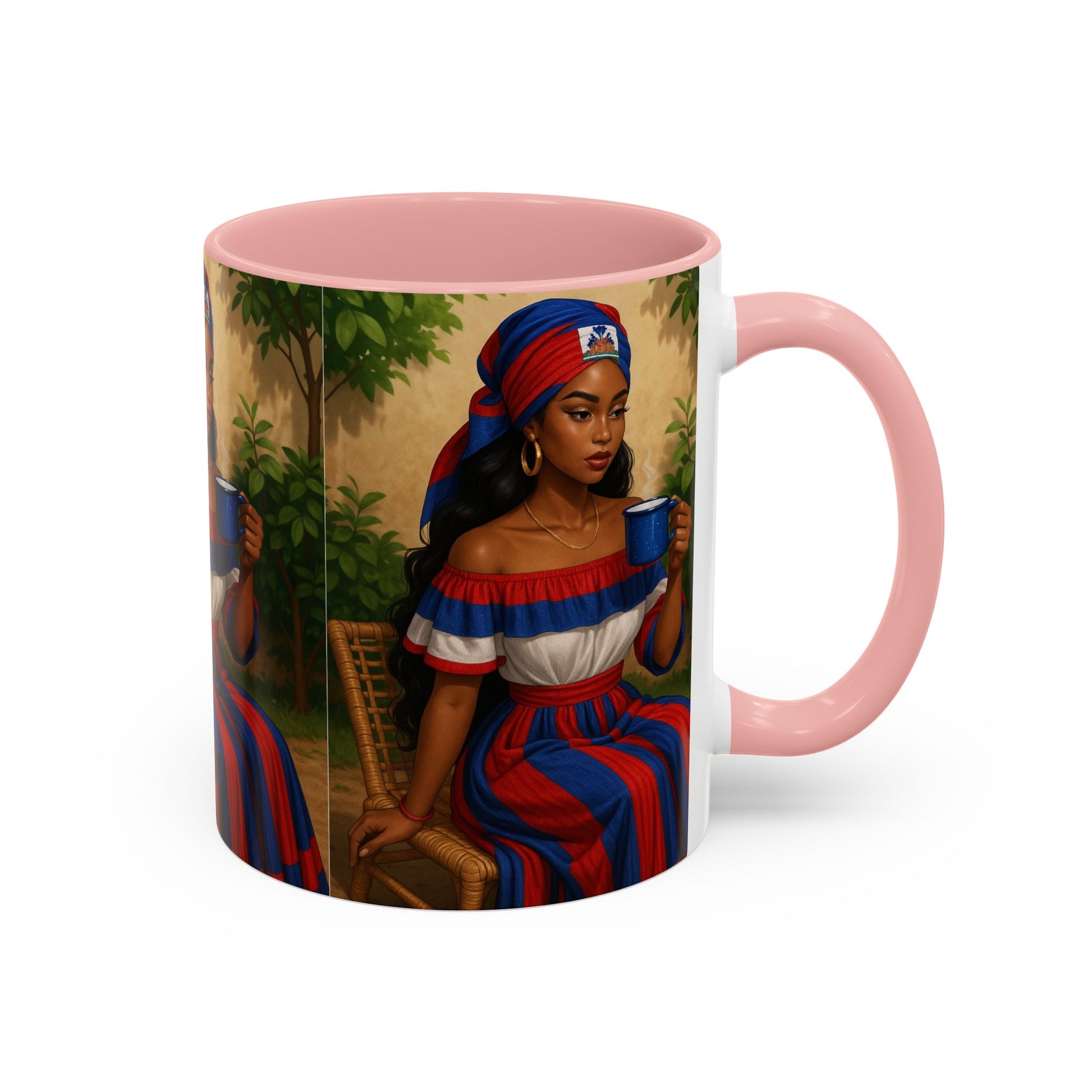 Cultural Elegance Coffee Mug, Unique Gift for Coffee Lovers, Hispanic Heritage Month, Hand-painted Design, Tea Cup, Kitchen Decor, Art Mug - D'TWINS FASHION
