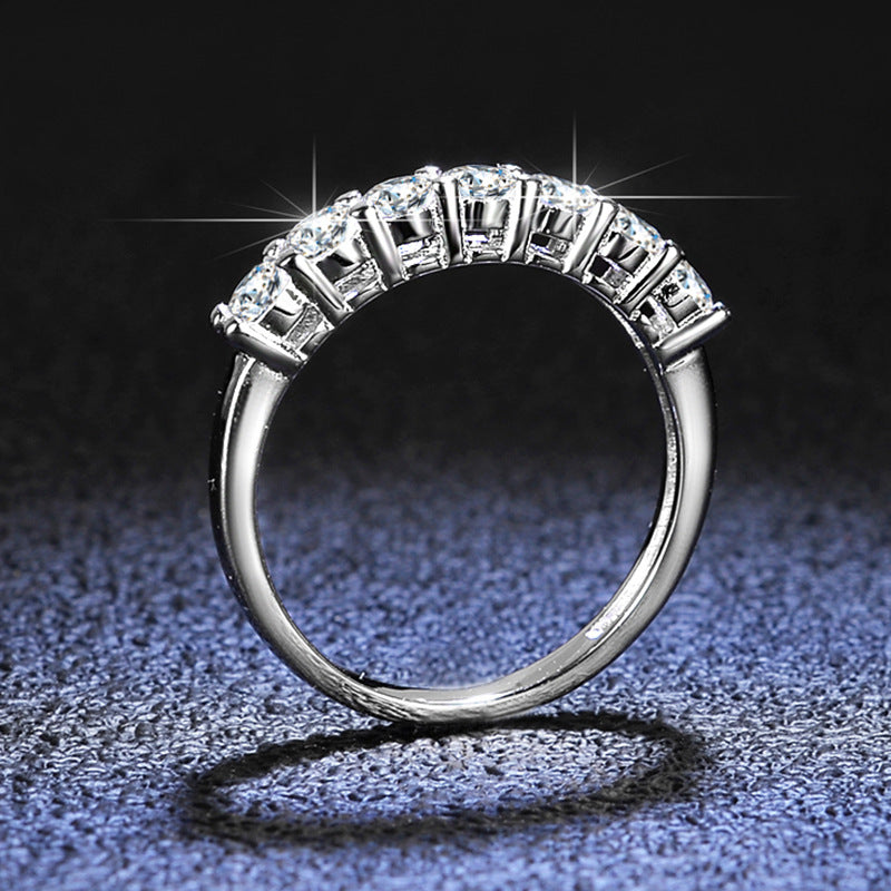 925 Sterling Silver Moissanite Zircon Constellation Rings