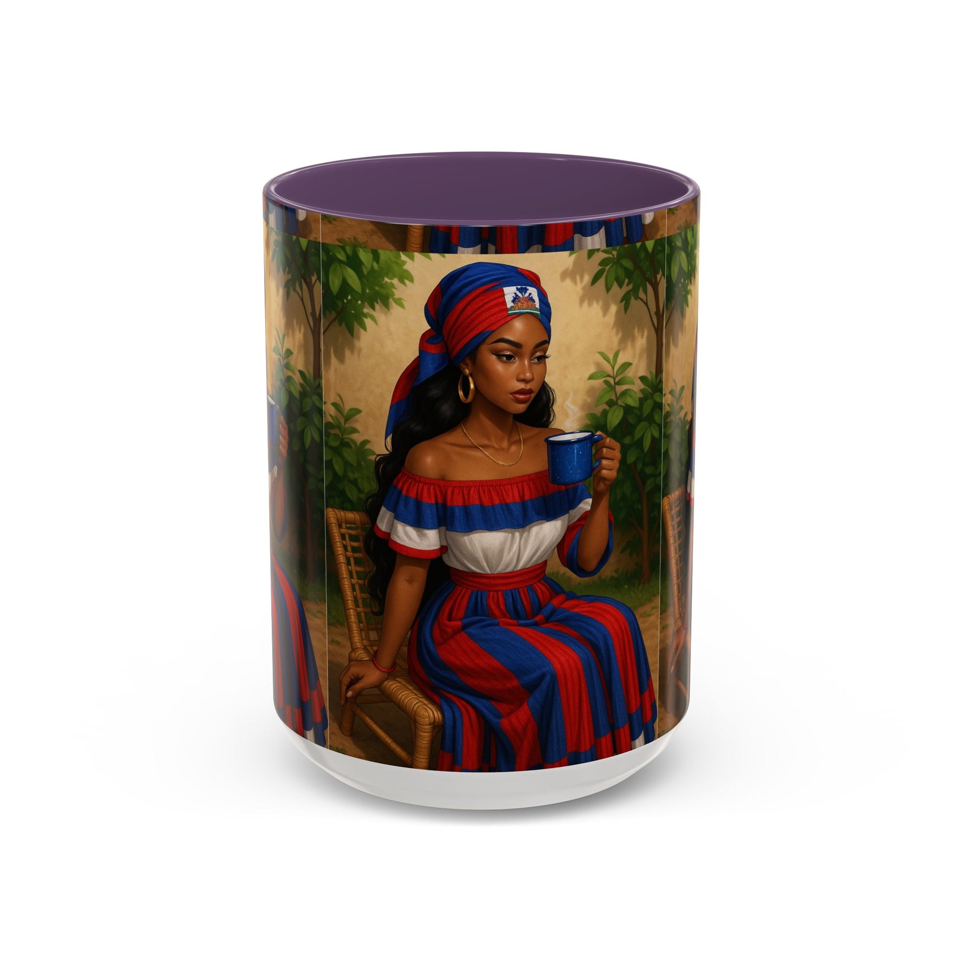 Cultural Elegance Coffee Mug, Unique Gift for Coffee Lovers, Hispanic Heritage Month, Hand-painted Design, Tea Cup, Kitchen Decor, Art Mug - D'TWINS FASHION