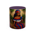 Cultural Elegance Coffee Mug, Unique Gift for Coffee Lovers, Hispanic Heritage Month, Hand-painted Design, Tea Cup, Kitchen Decor, Art Mug - D'TWINS FASHION