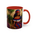 Cultural Elegance Coffee Mug, Unique Gift for Coffee Lovers, Hispanic Heritage Month, Hand-painted Design, Tea Cup, Kitchen Decor, Art Mug - D'TWINS FASHION