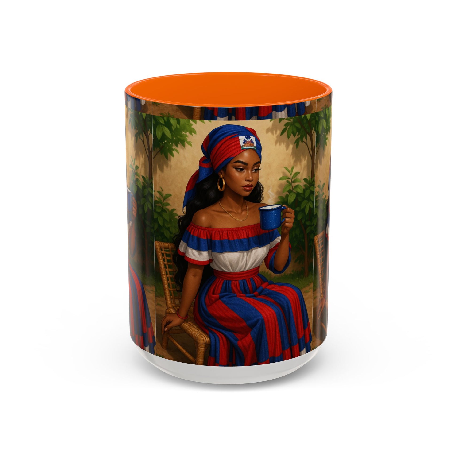 Cultural Elegance Coffee Mug, Unique Gift for Coffee Lovers, Hispanic Heritage Month, Hand-painted Design, Tea Cup, Kitchen Decor, Art Mug - D'TWINS FASHION