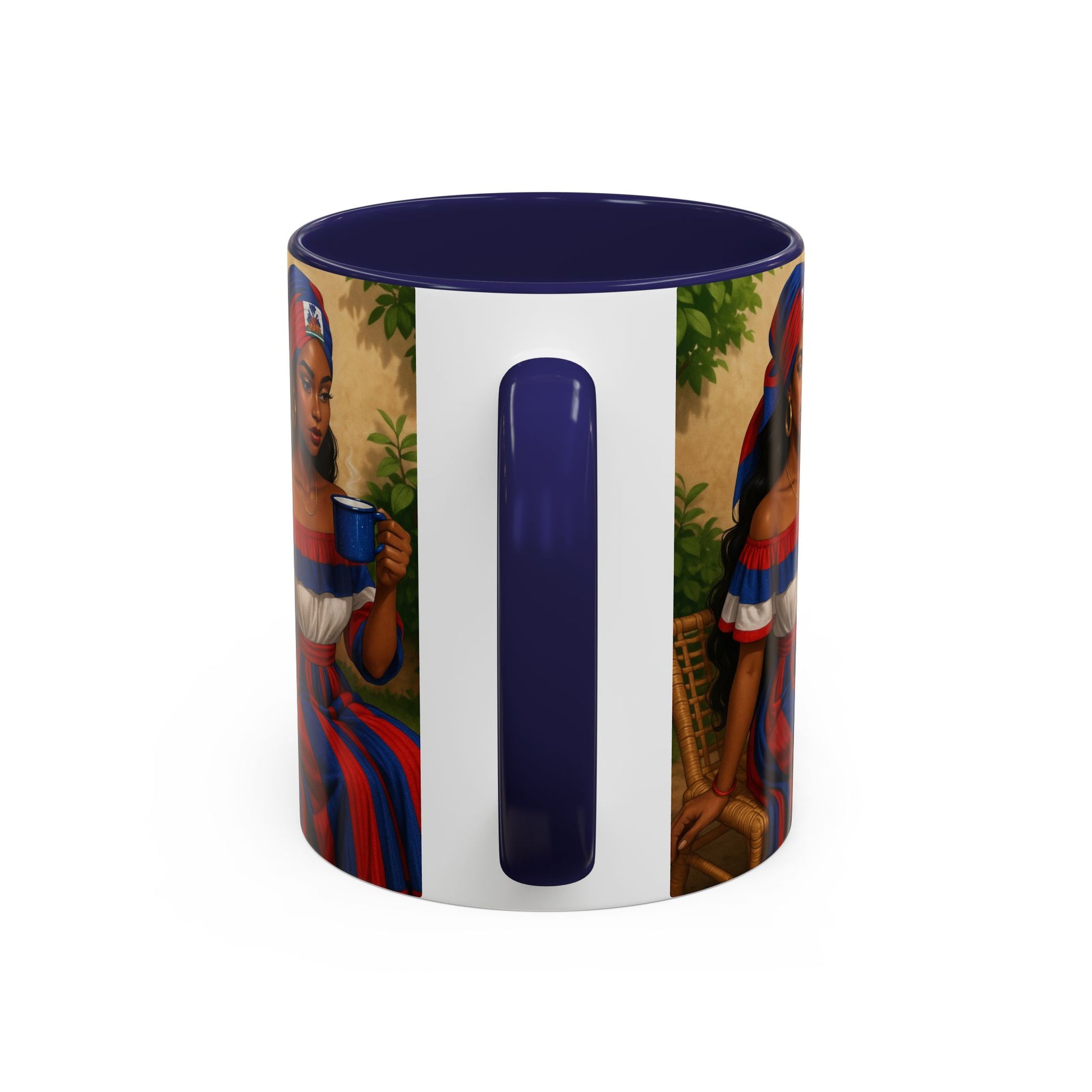 Cultural Elegance Coffee Mug, Unique Gift for Coffee Lovers, Hispanic Heritage Month, Hand-painted Design, Tea Cup, Kitchen Decor, Art Mug - D'TWINS FASHION