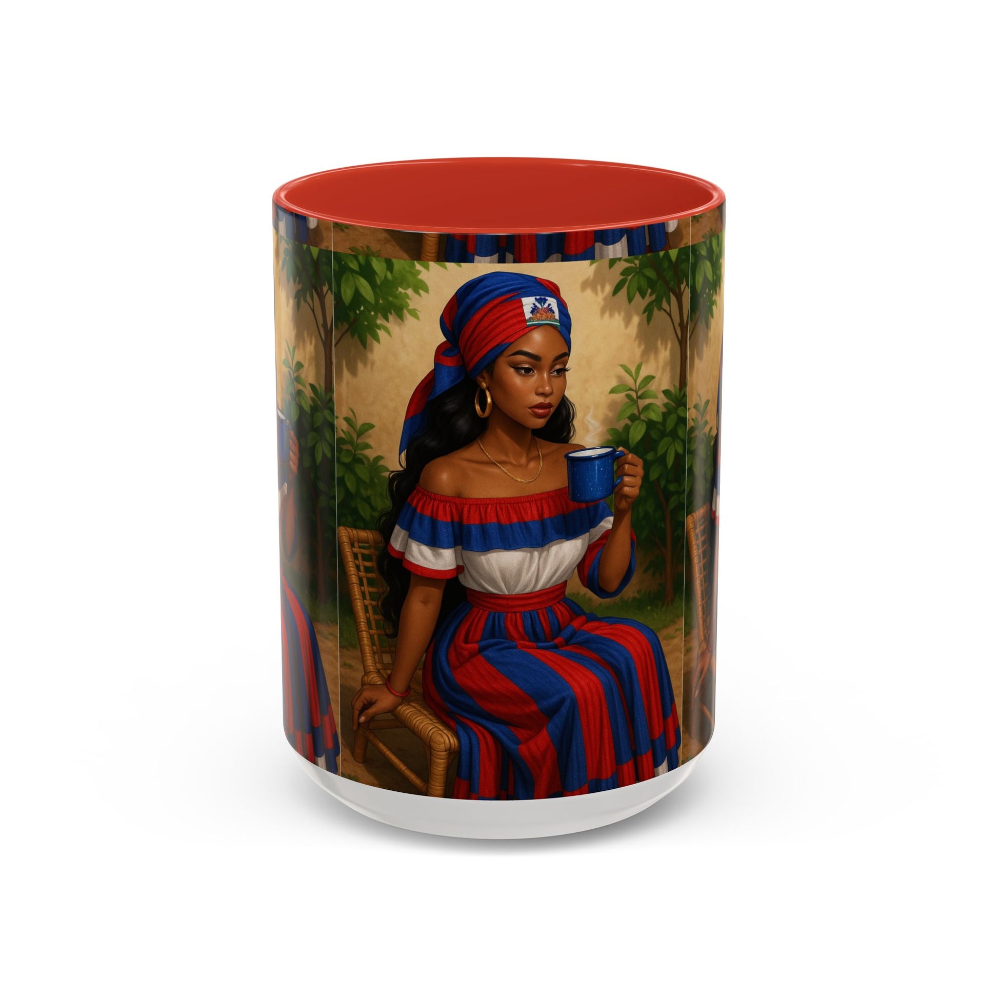 Cultural Elegance Coffee Mug, Unique Gift for Coffee Lovers, Hispanic Heritage Month, Hand-painted Design, Tea Cup, Kitchen Decor, Art Mug - D'TWINS FASHION