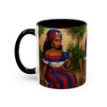 Cultural Elegance Coffee Mug, Unique Gift for Coffee Lovers, Hispanic Heritage Month, Hand-painted Design, Tea Cup, Kitchen Decor, Art Mug - D'TWINS FASHION