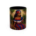 Cultural Elegance Coffee Mug, Unique Gift for Coffee Lovers, Hispanic Heritage Month, Hand-painted Design, Tea Cup, Kitchen Decor, Art Mug - D'TWINS FASHION