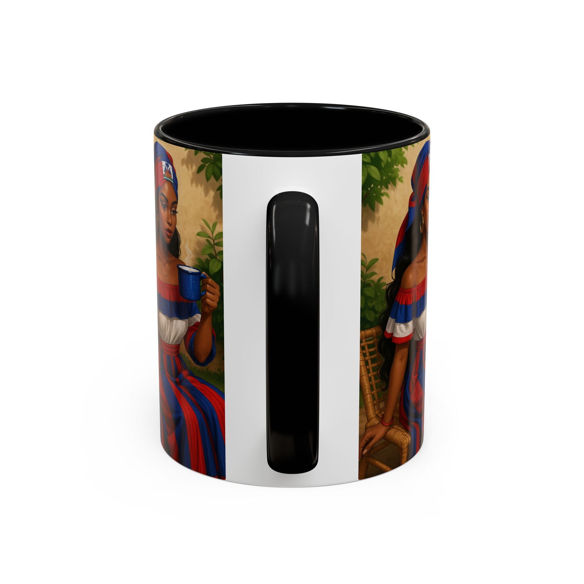 Cultural Elegance Coffee Mug, Unique Gift for Coffee Lovers, Hispanic Heritage Month, Hand-painted Design, Tea Cup, Kitchen Decor, Art Mug - D'TWINS FASHION