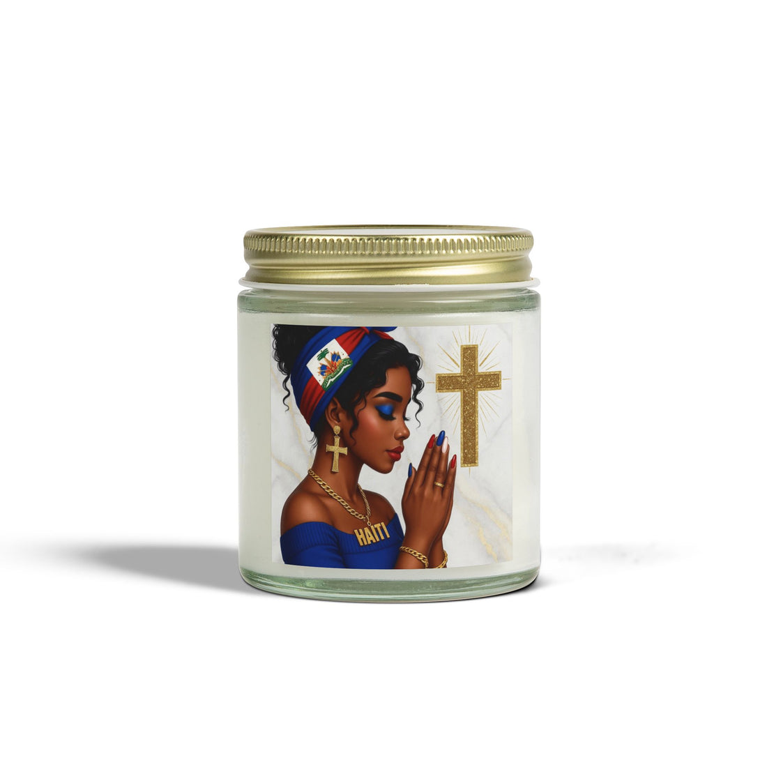 Scented Candle, Her Power Is Prayer, Coconut Apricot Wax, 4oz &amp; 9oz, Inspirational Faith Gift, Home Decor, Aromatherapy Candle,