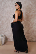 Black Skirt Set