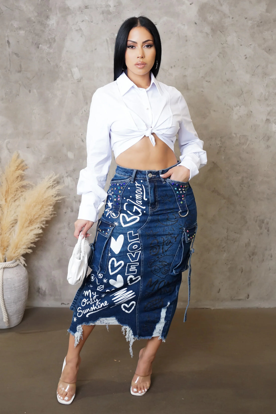 Women's Jeans Skirt