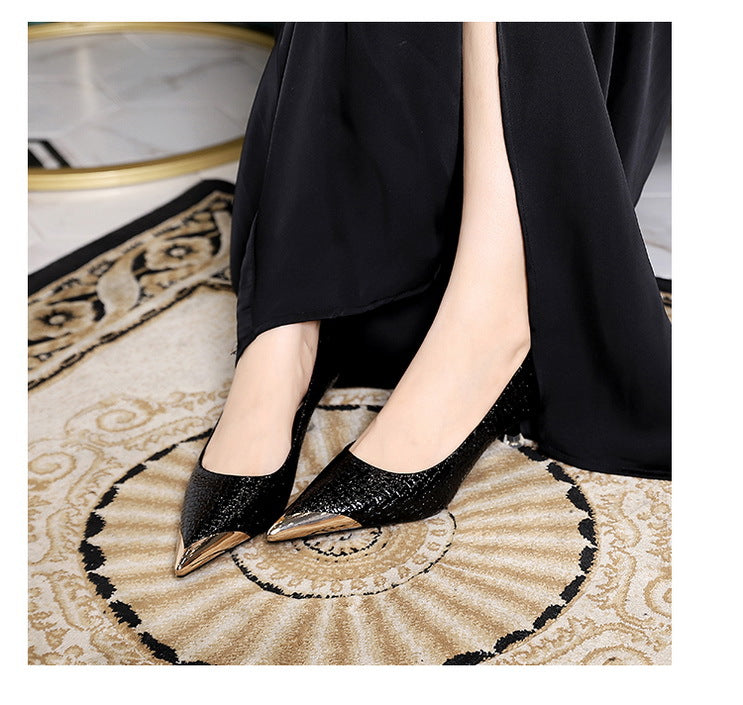 Women's Sexy Solid Color Point Toe Pumps