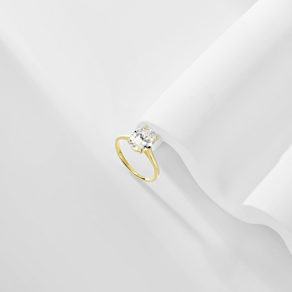 925 Sterling Silver Zircon Heart Shape Rings