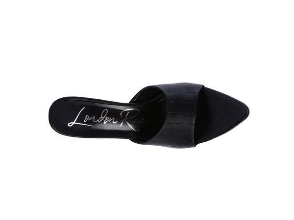 Bottoms Up-Pointed Sandal