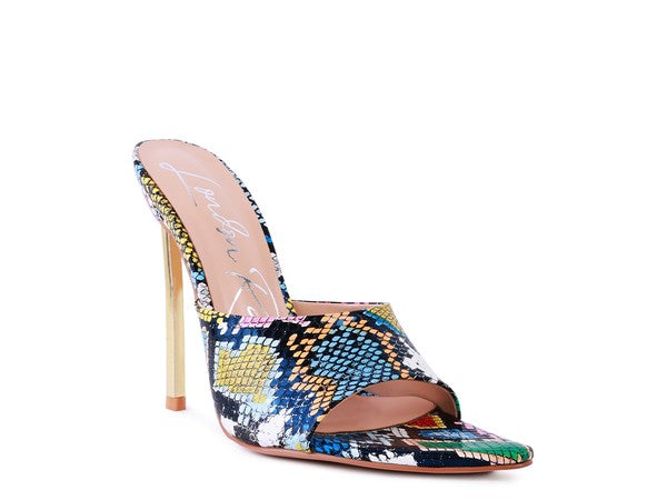 Bottoms Up-Pointed Sandal