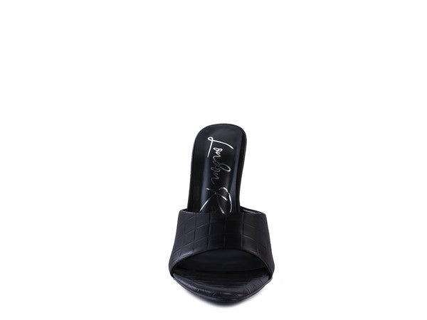 Bottoms Up-Pointed Sandal
