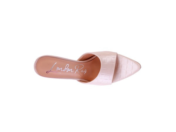 Bottoms Up-Pointed Sandal
