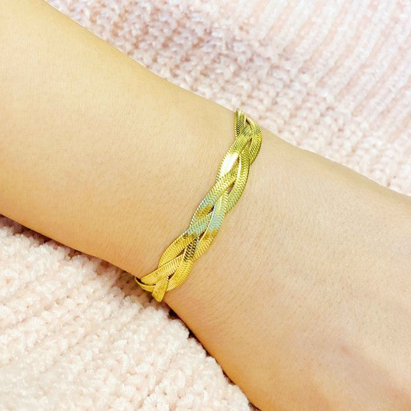 Herringbone Chain Bracelet