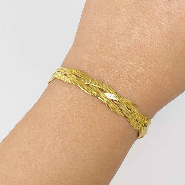 Herringbone Chain Bracelet
