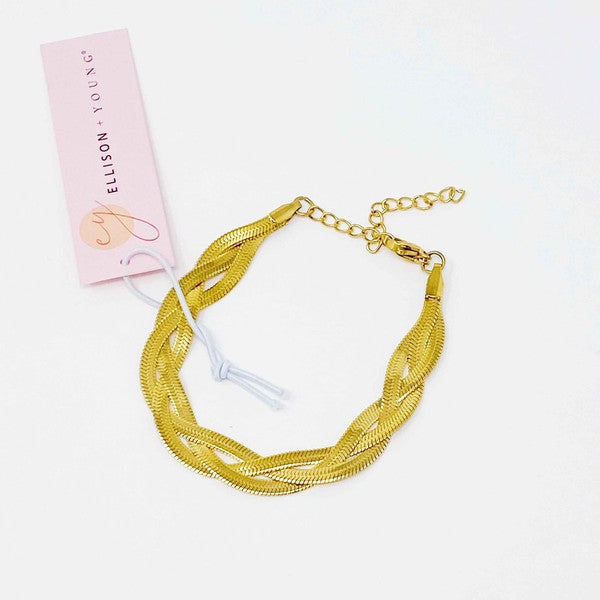 Herringbone Chain Bracelet